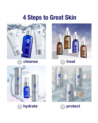 iS CLINICAL Suaviza y calma el facial clínico; régimen exfoliante e...