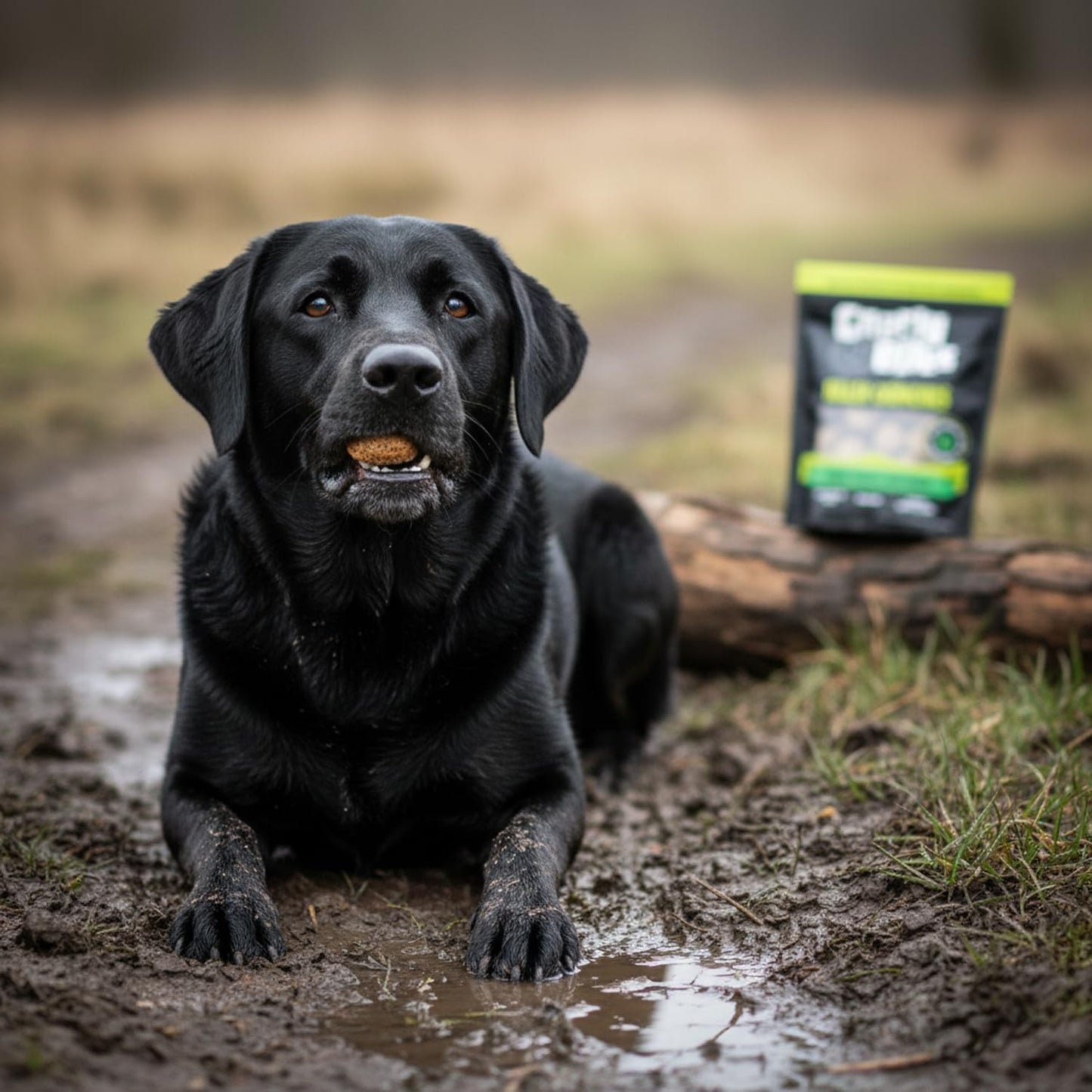 Gnarly Bites Killer Crunchies - Golosinas para perros, aperitivo cr...