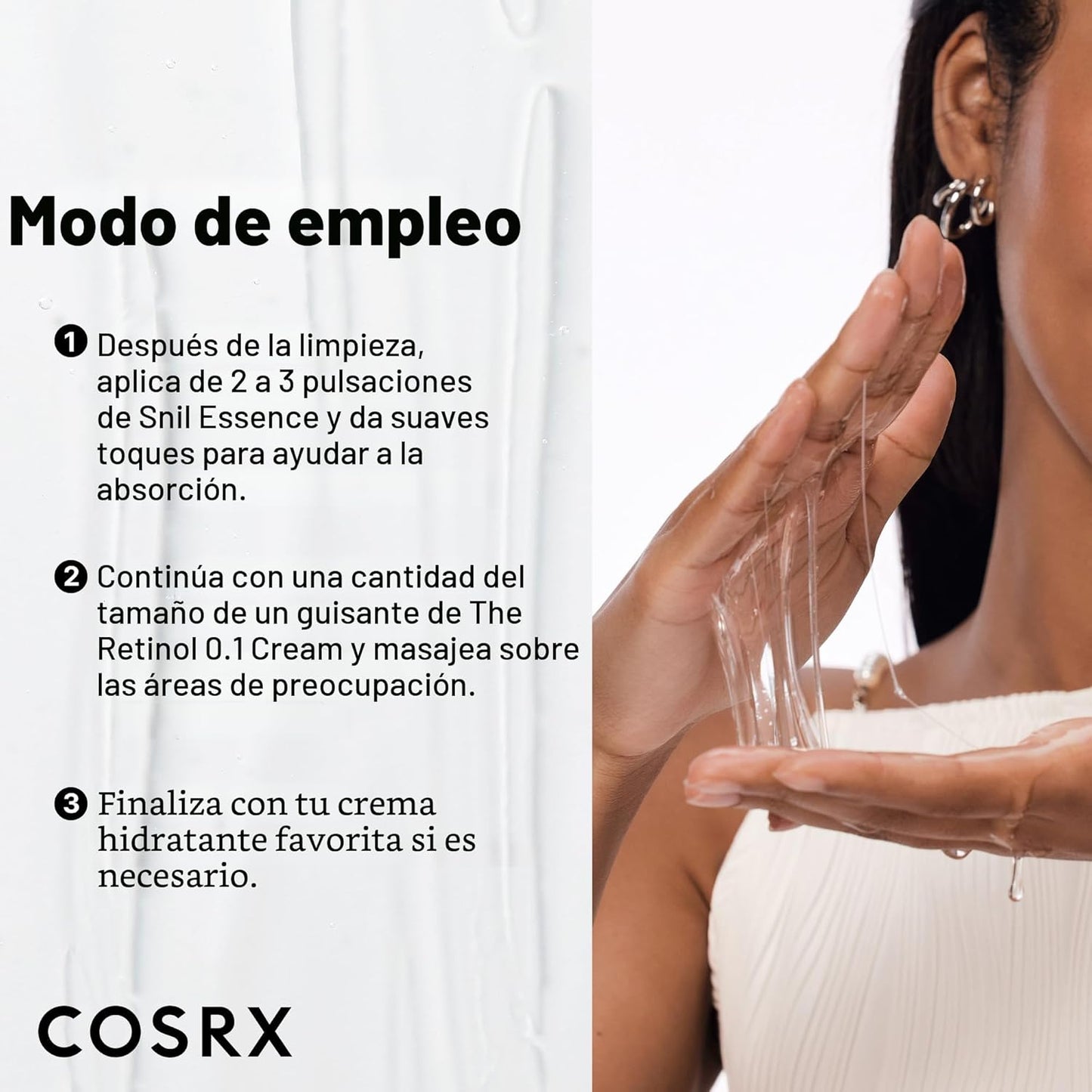 COSRX Snail 96% Mucin Power Essence 2ea y Retinol 0.1% Cream Mini S...
