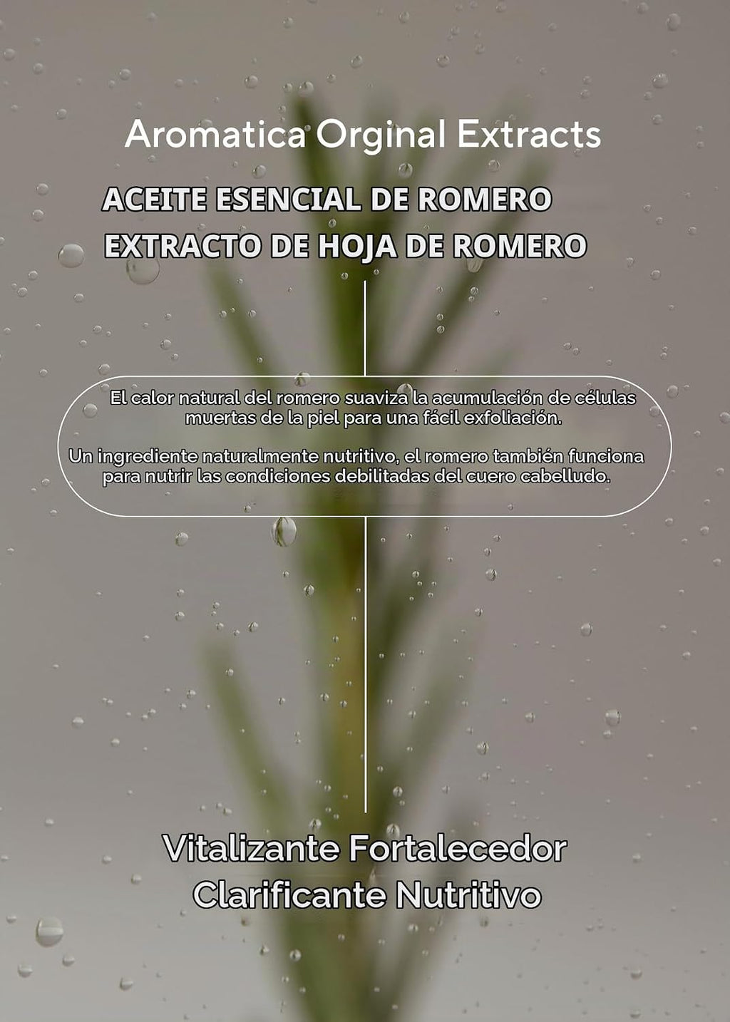 AROMATICA - Tratamiento capilar 3 en 1 con romero (5.4 onzas líquid...