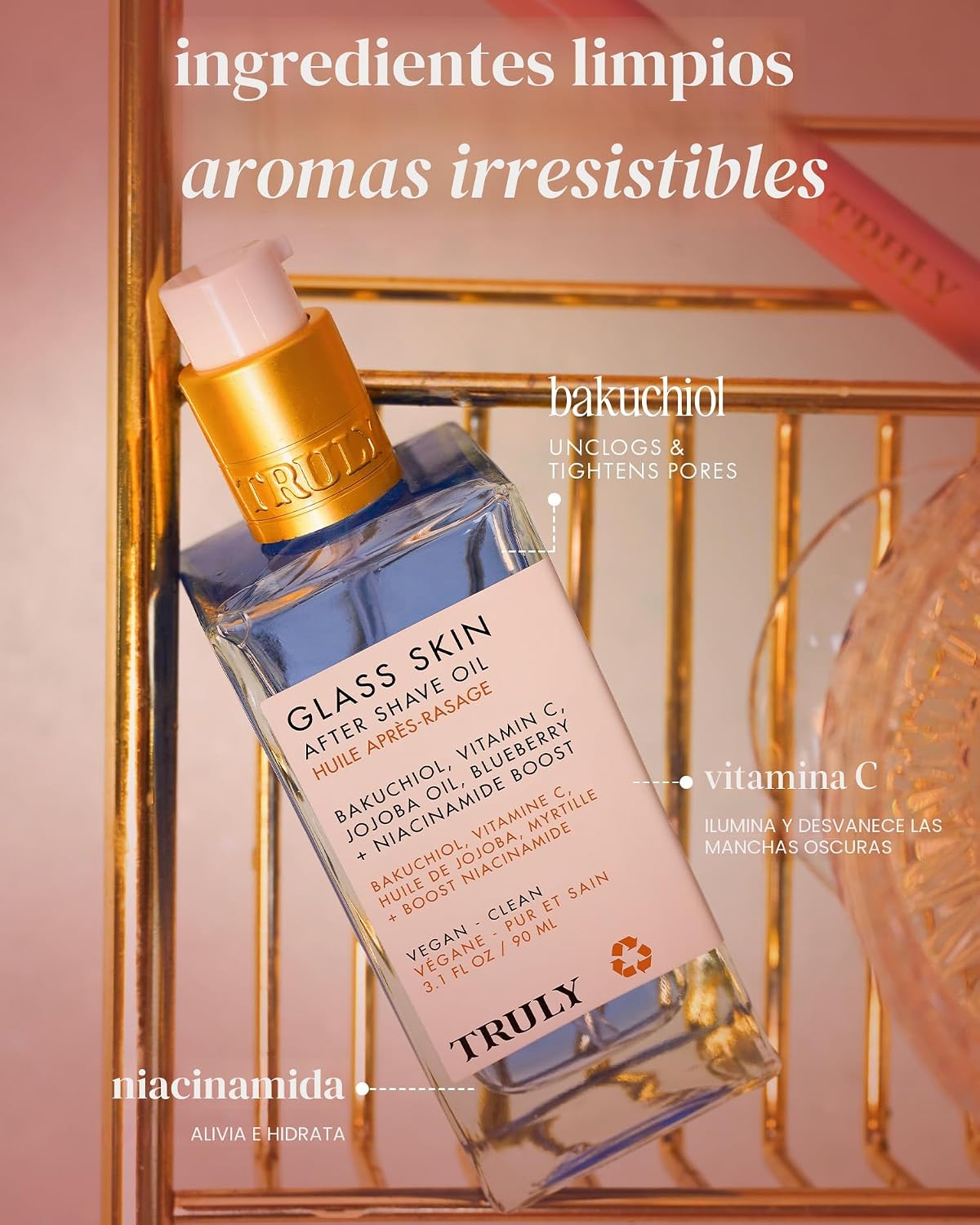 Aceite para después del afeitado Truly Beauty Luxury | Tratamiento...