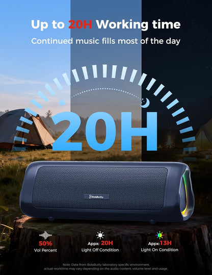 BolaButty Altavoz Bluetooth con sonido HD, inalámbrico portátil, IP...