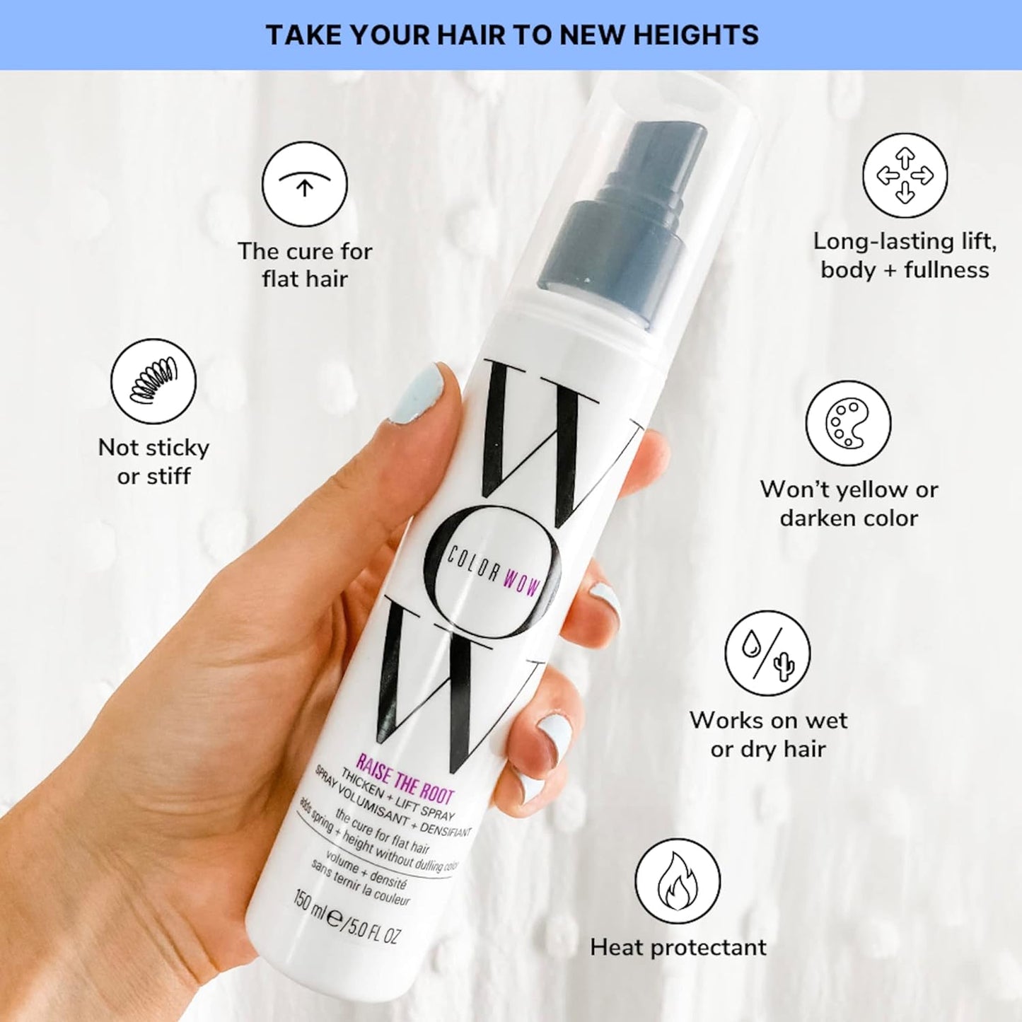 COLOR WOW Xtra Large Bombshell Volumizer - Nueva tecnología sin alc...