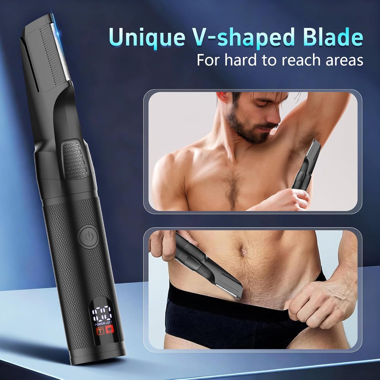 Manscape - Recortadora de cuerpo y barba para hombres, kit de aseo...