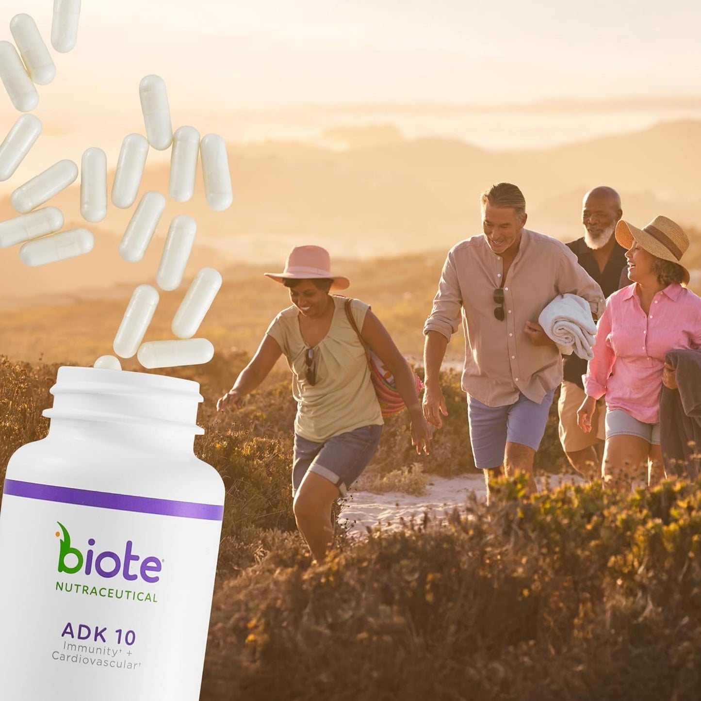 Biote Nutraceuticals - ADK 10 - Inmunidad + Cardiovascular (90 Cáps...