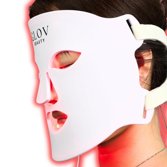 Glov Beauty - Máscara facial LED antienvejecimiento para terapia de...