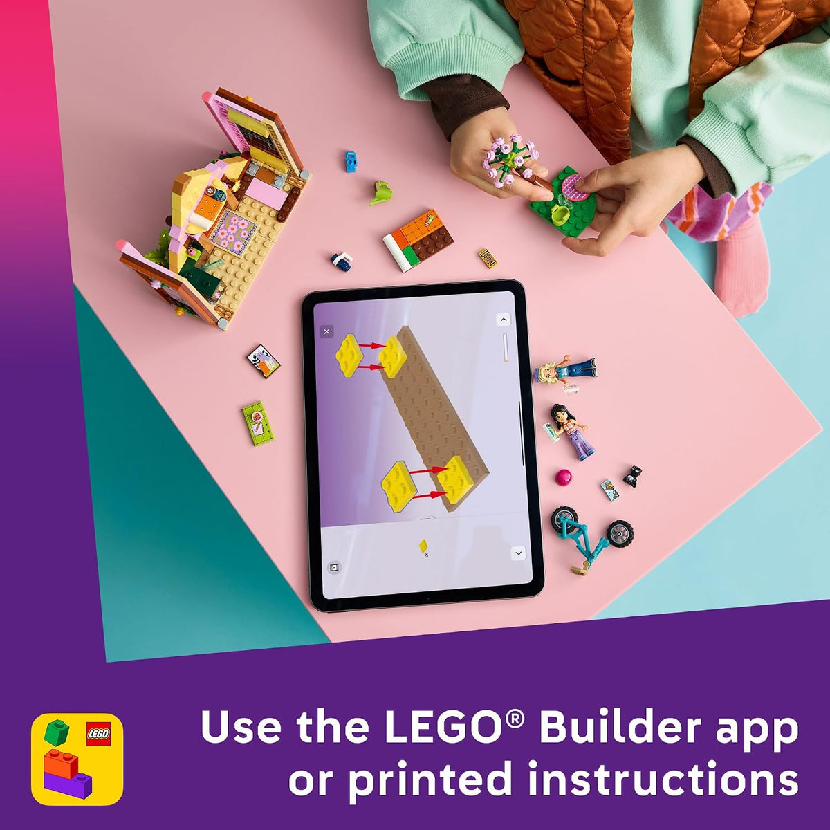 Lámpara LEGO Friends Nature Glamping Cabin 42682