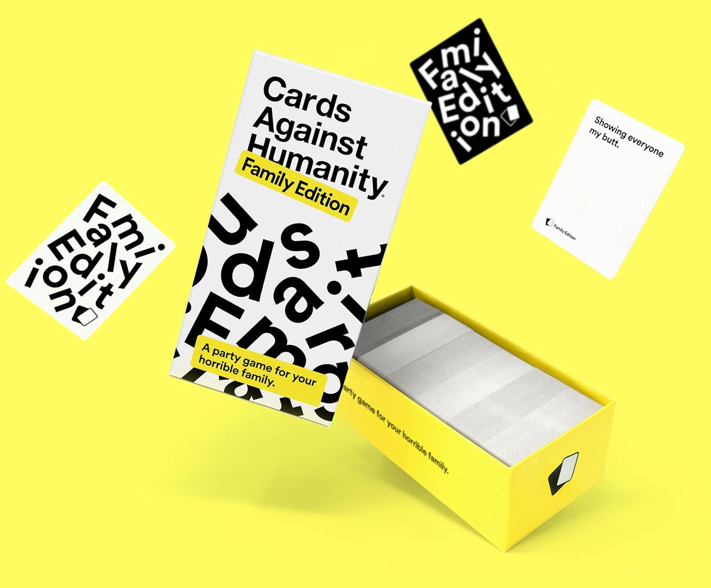 Cards Against Humanity: Edición familiar • A partir de 8 años • Un juego de fiesta para tu horrible familia