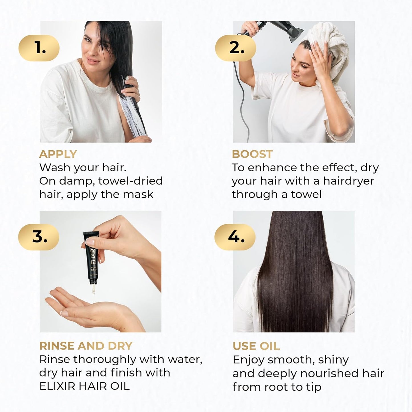 ONLY4HAIR Mascarilla reparadora capilar con aceite de argán