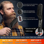 Alisador de barba para hombres, con peine de doble acción para todo...