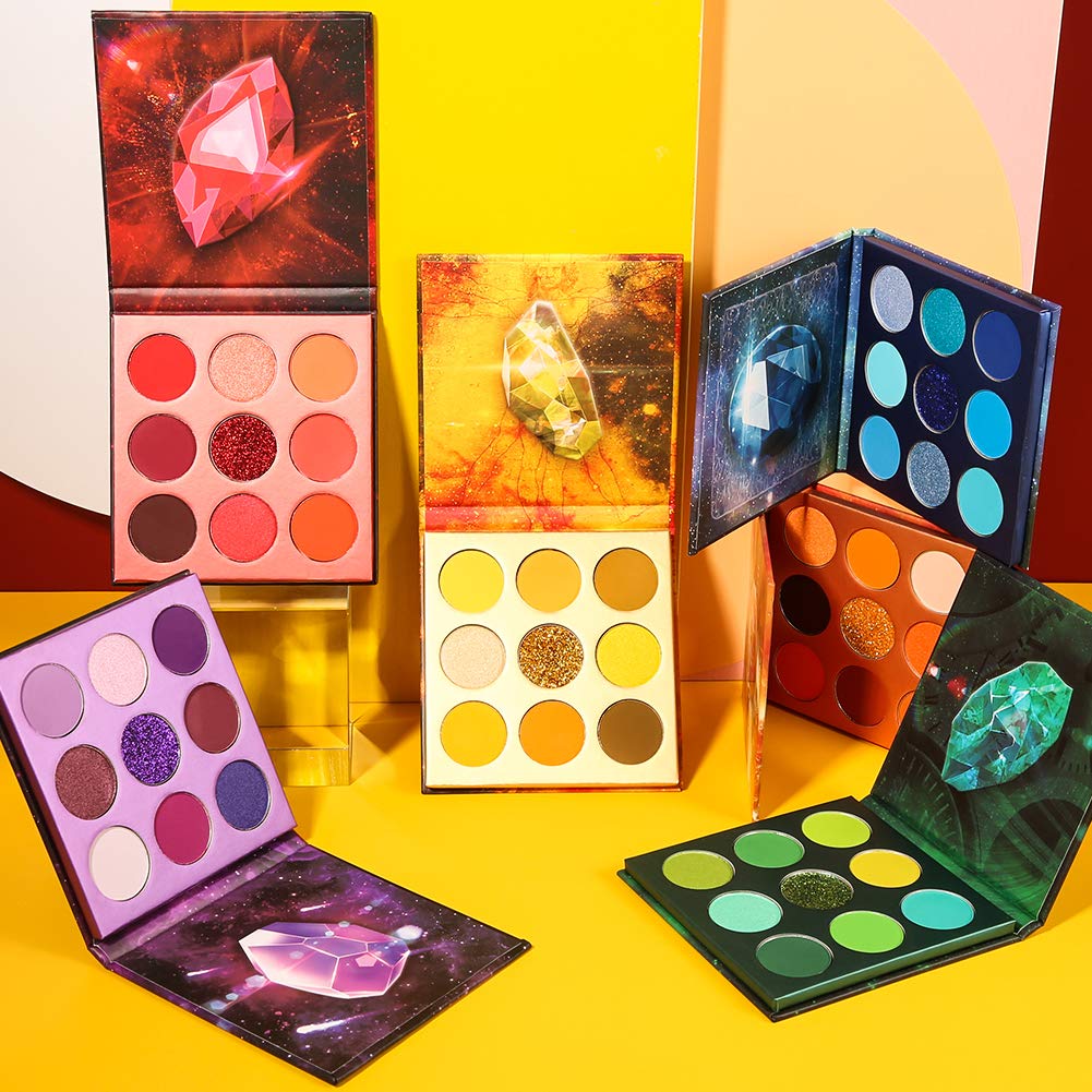 docolor Paleta de sombras de ojos de 54 colores, paleta de sombras...