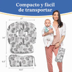 PILLANI Funda para carrito de compras para bebé, funda para silla a...