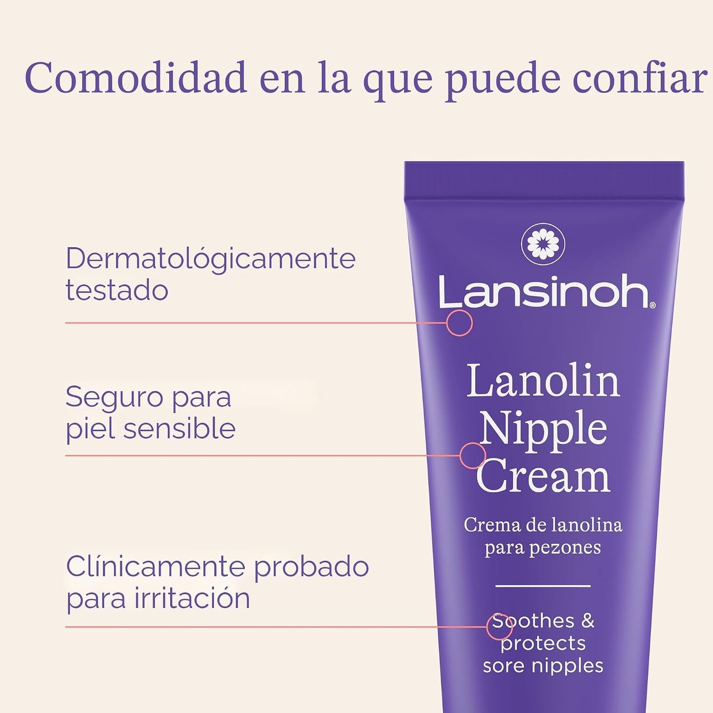 Lansinoh \u2013 Ungüento para amamantar- HPA Lanolina, 1.41 oz, tho...