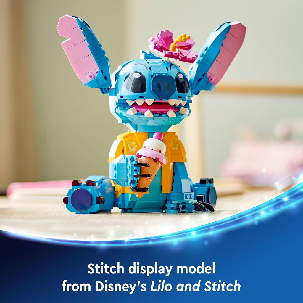 Kit de Construcción de Juguete LEGO Disney Stitch, Juguete Disney p...
