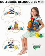 Naturally KIDS Mochila de dinosaurio para niños pequeños con juguet...