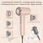 Secador de pelo iónico de alta velocidad Mythsight StyleVibe con 3...