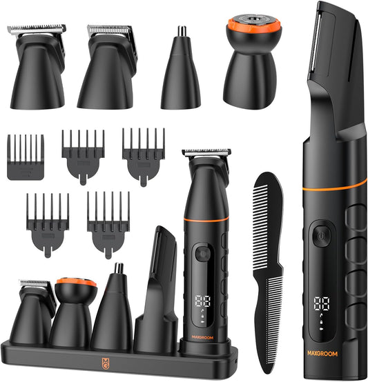 MAXGROOM Manscape - Cortadora de pelo todo en uno para hombres, afe...