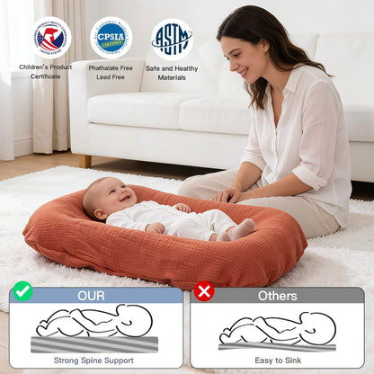 Tumbona para bebé, Snuggle Cozy Me - Tumbona infantil para recién n...