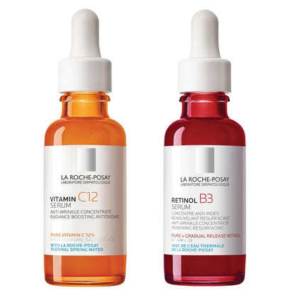 La Roche-Posay Suero puro de Vitamina C al 12% para cara con ácido...