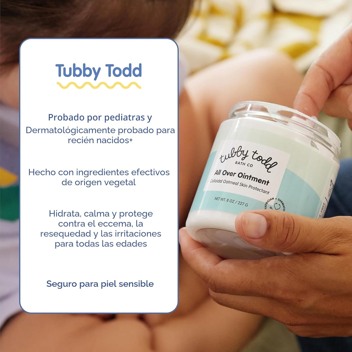 TUBBY TODD Ungüento para todo el cuerpo – Crema para eccema de bebé...