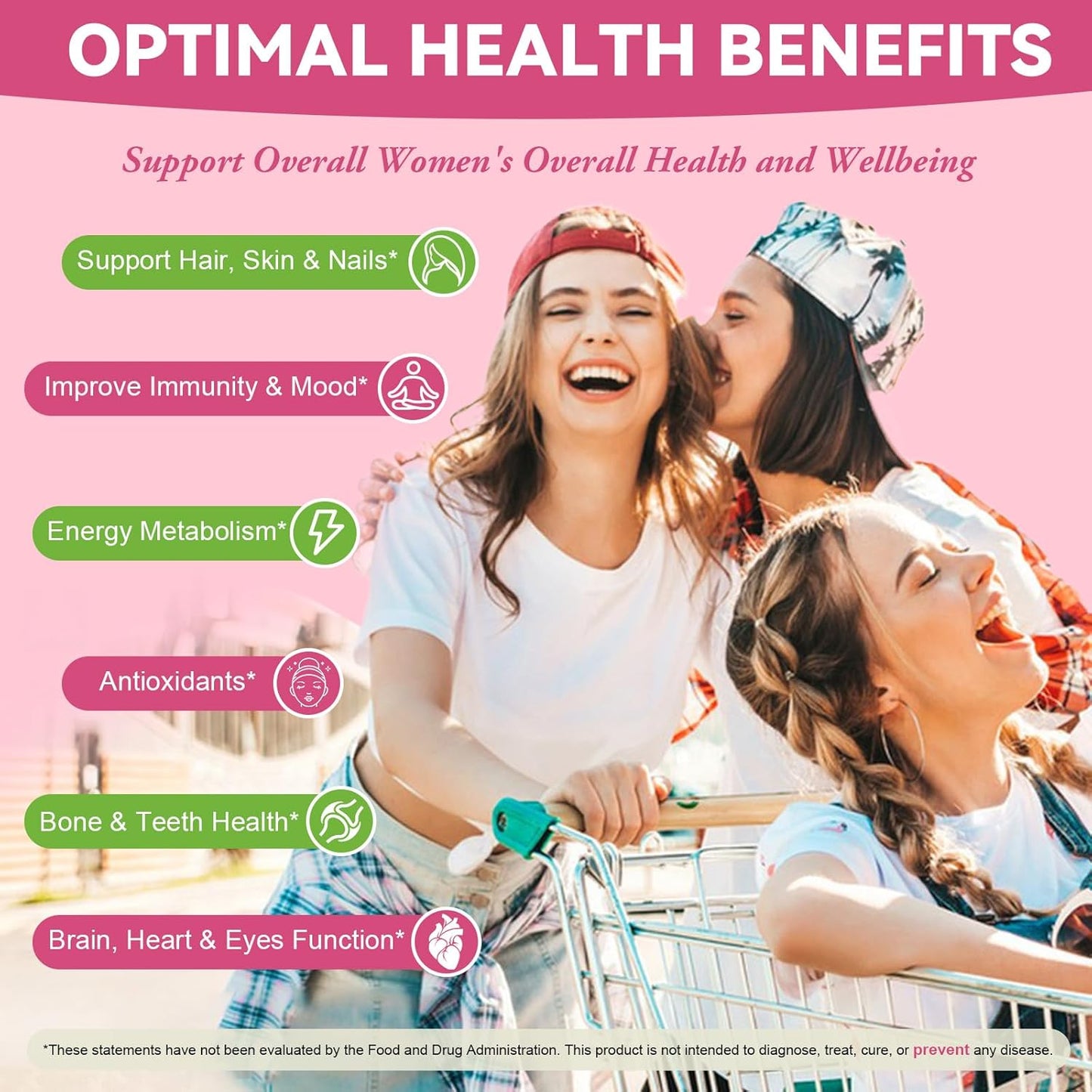 Totaria Gomitas multivitamínicas sin azúcar para mujeres mayores de...