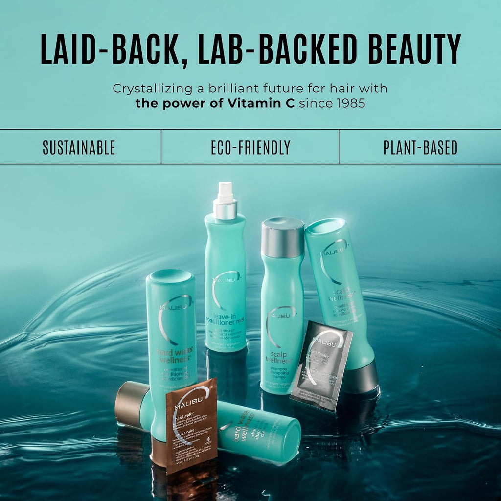 Malibu C Hard Water Wellness Remediy - Paquetes de champú de agua d...