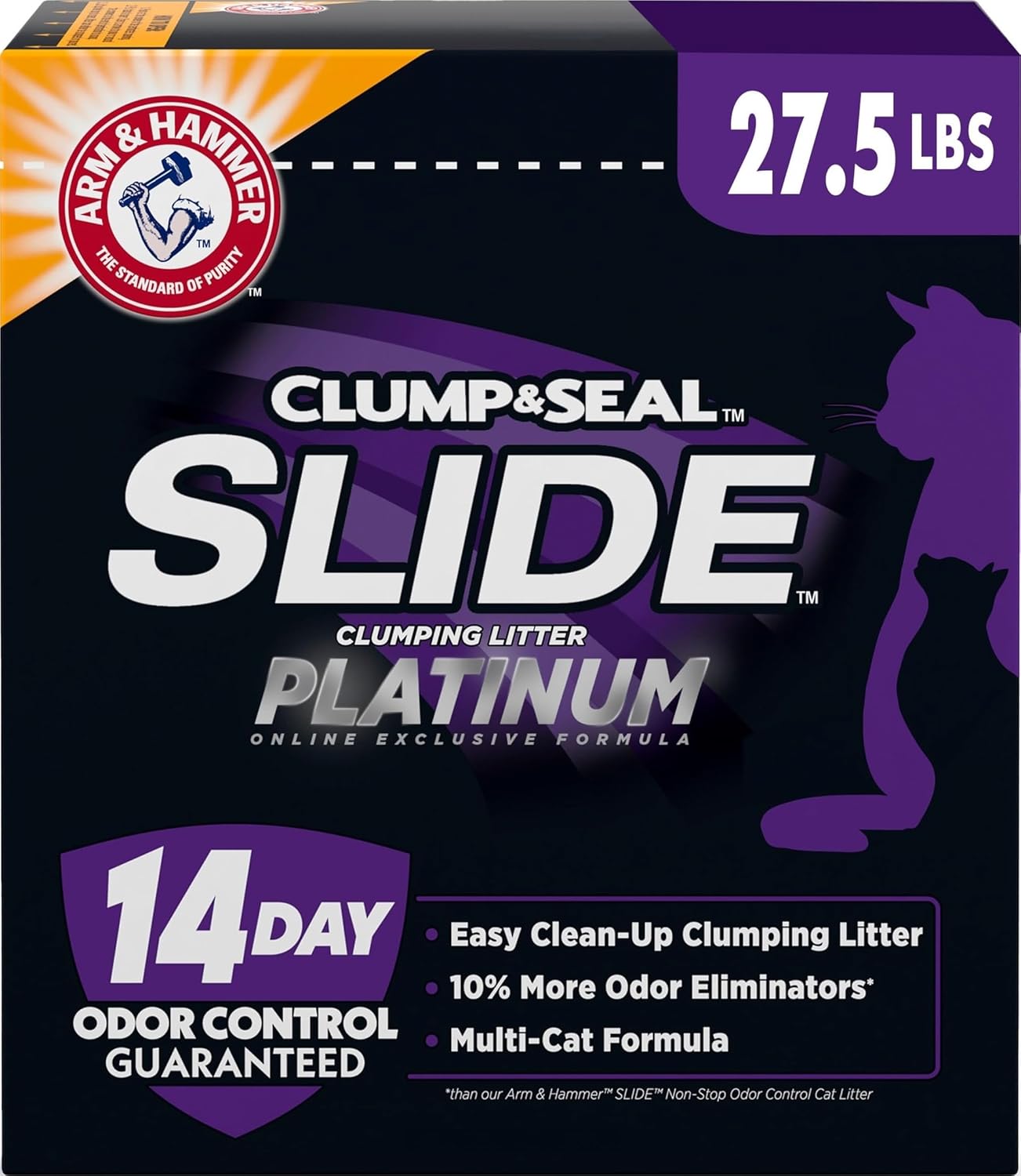 Arm &amp; Hammer Clump &amp; Seal Slide Platinum - Arena aglomerant...