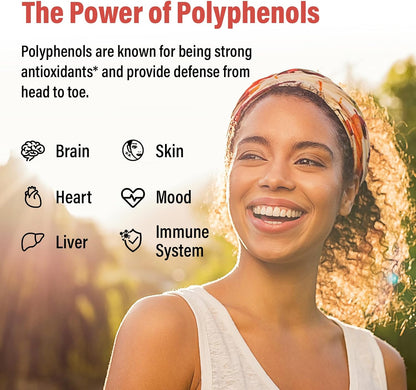 Sihat Sejahtera Suplemento de polifenoles de 67,500 mg, potentes an...