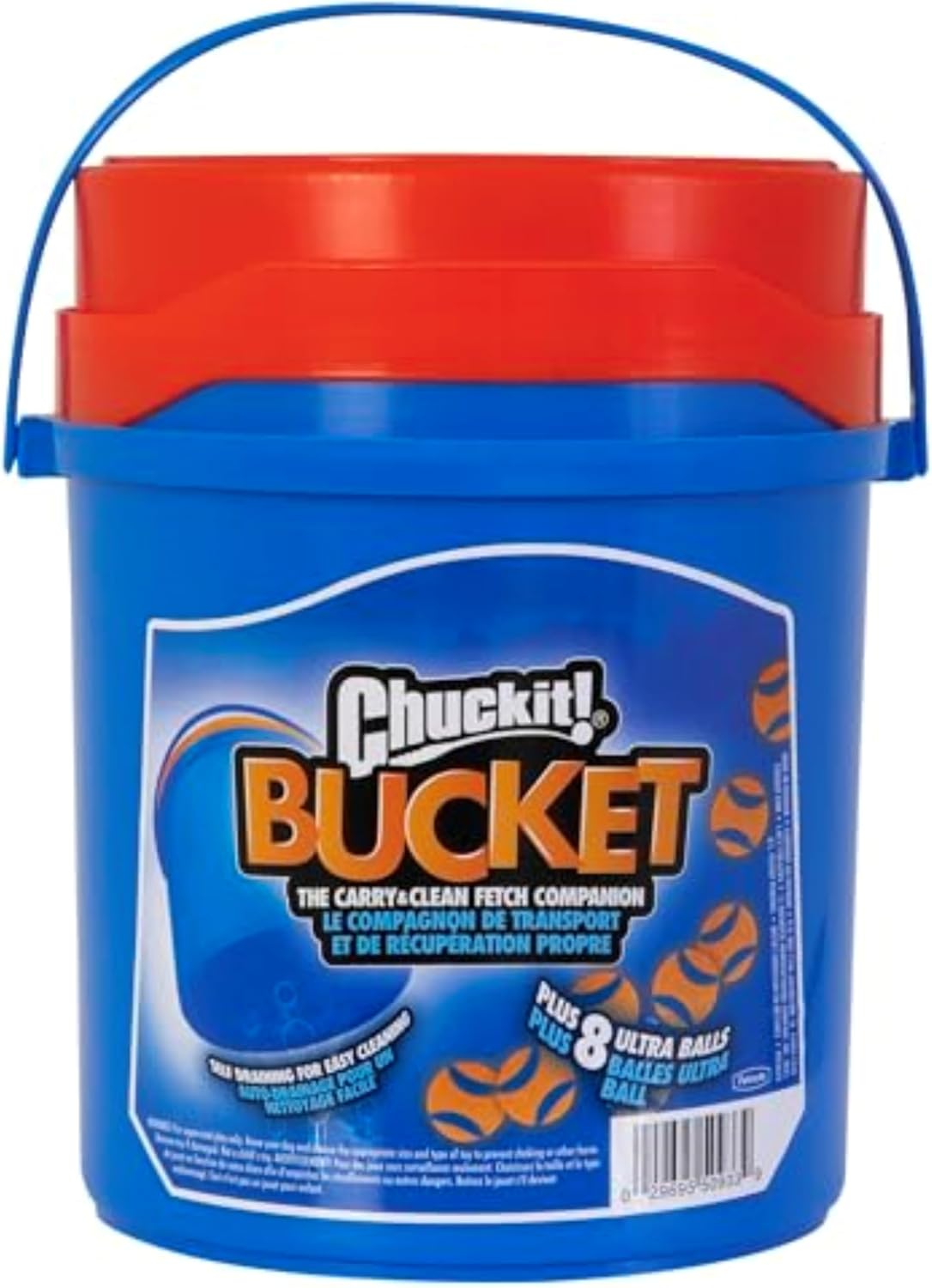 Chuckit! Juguetes de pelota ultra para perros con cubo de limpieza...