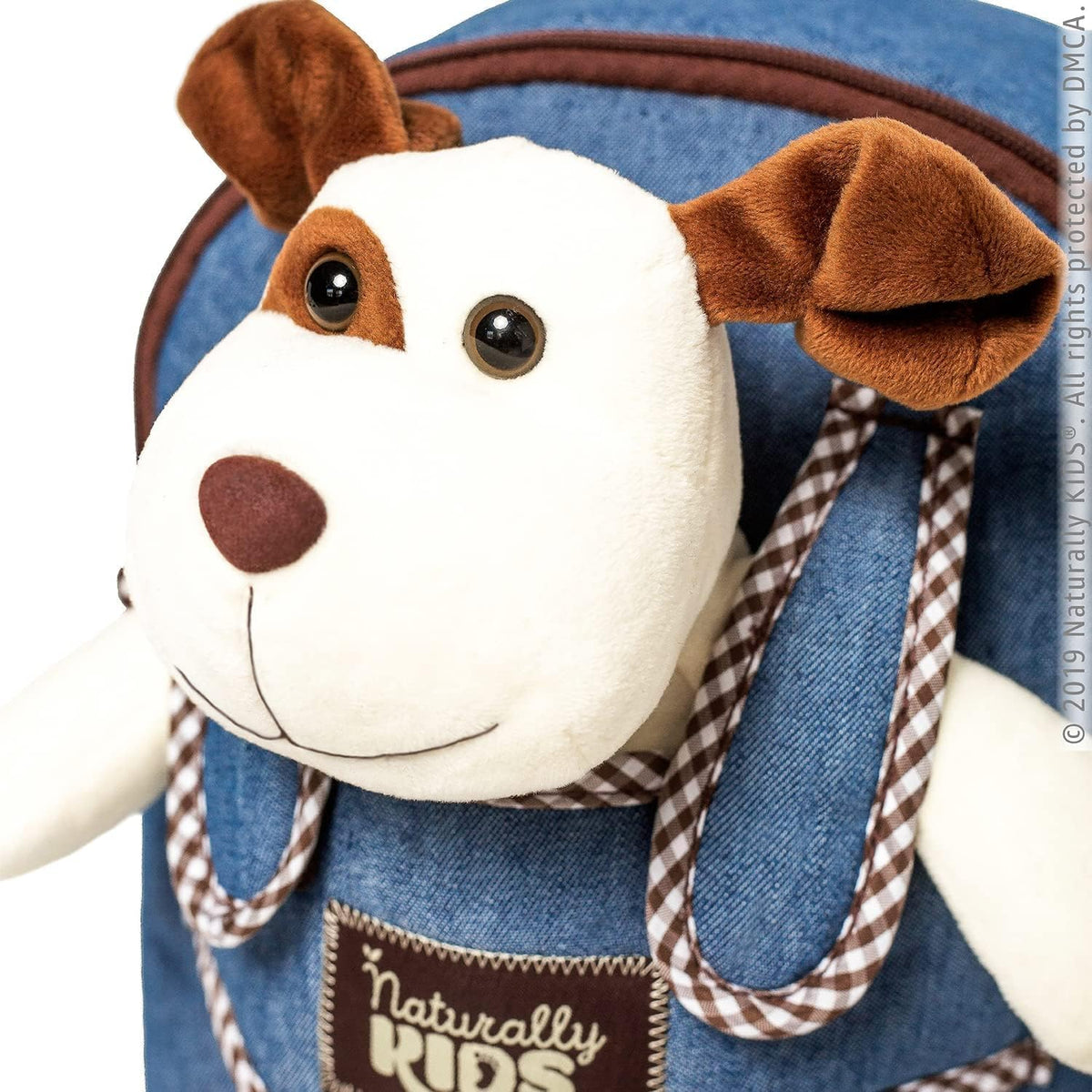Mochila para niños pequeños Naturally KIDS con. Juguete de peluche...