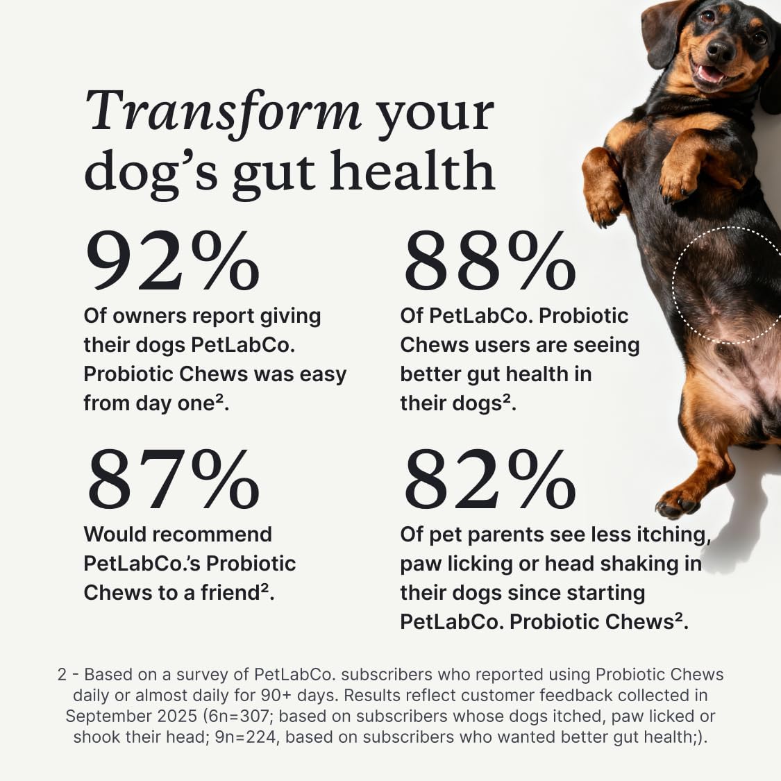 PetLab Co. Probióticos para perros, ayudan a la salud intestinal, l...