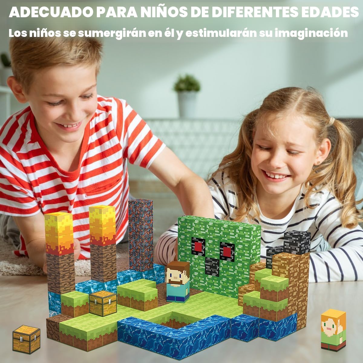 Bloques magnéticos para niños de 3 años en adelante, bloques de | C...