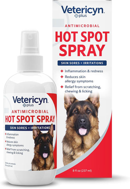 Vetericyn Spray Plus Hot Spot para las llagas e irritaciones de la...