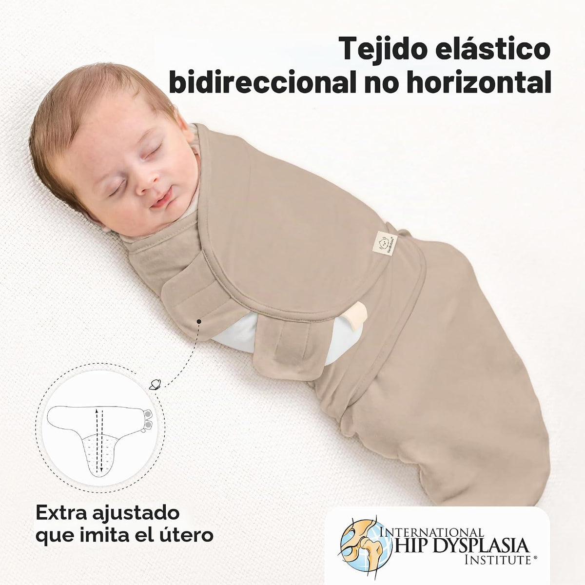 Paquete de 3 sacos de dormir envolventes orgánicos para bebé - Envo...