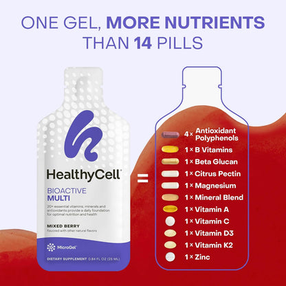 Healthycell Bioactive Daily Liquid Multivitamínico Líquido Diario p...