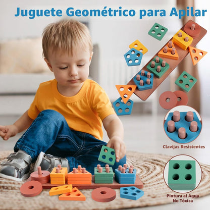 Juguetes Montessori 6 en 1 para bebés de 1 año, juguetes sensoriale...