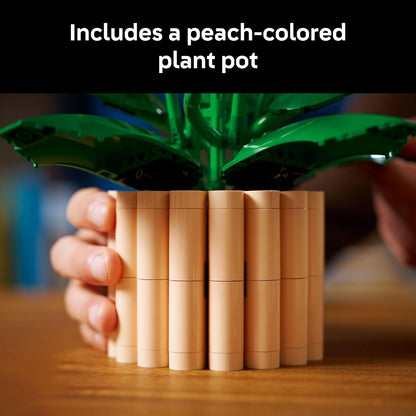 LEGO Botanicals - Juego de construcción de flores de lirio de la paz para adultos, dormitorio, estante de libros y decoración de oficina para mujeres y hombres, a partir de 18 años, regalo para el día