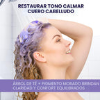 Juego de champú y acondicionador de árbol de té morado para cabello...