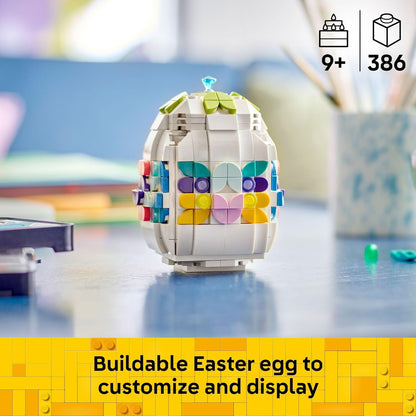 LEGO Juguete decorativo de construcción de huevos de Pascua para niñas y niños, actividad artesanal de primavera para niños a partir de 8 años, relleno de cesta o idea de regalo para Pascua, 40816