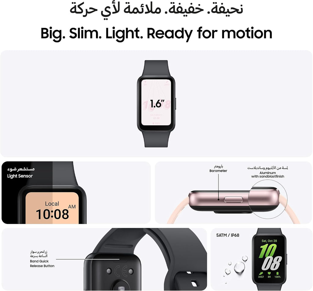 SAMSUNG Galaxy FIT 3 [2025, 40MM] pantalla AMOLED de 1.6" | Res...