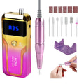 MOCOWIND - Taladro de uñas portátil profesional 35000 RPM, máquina...