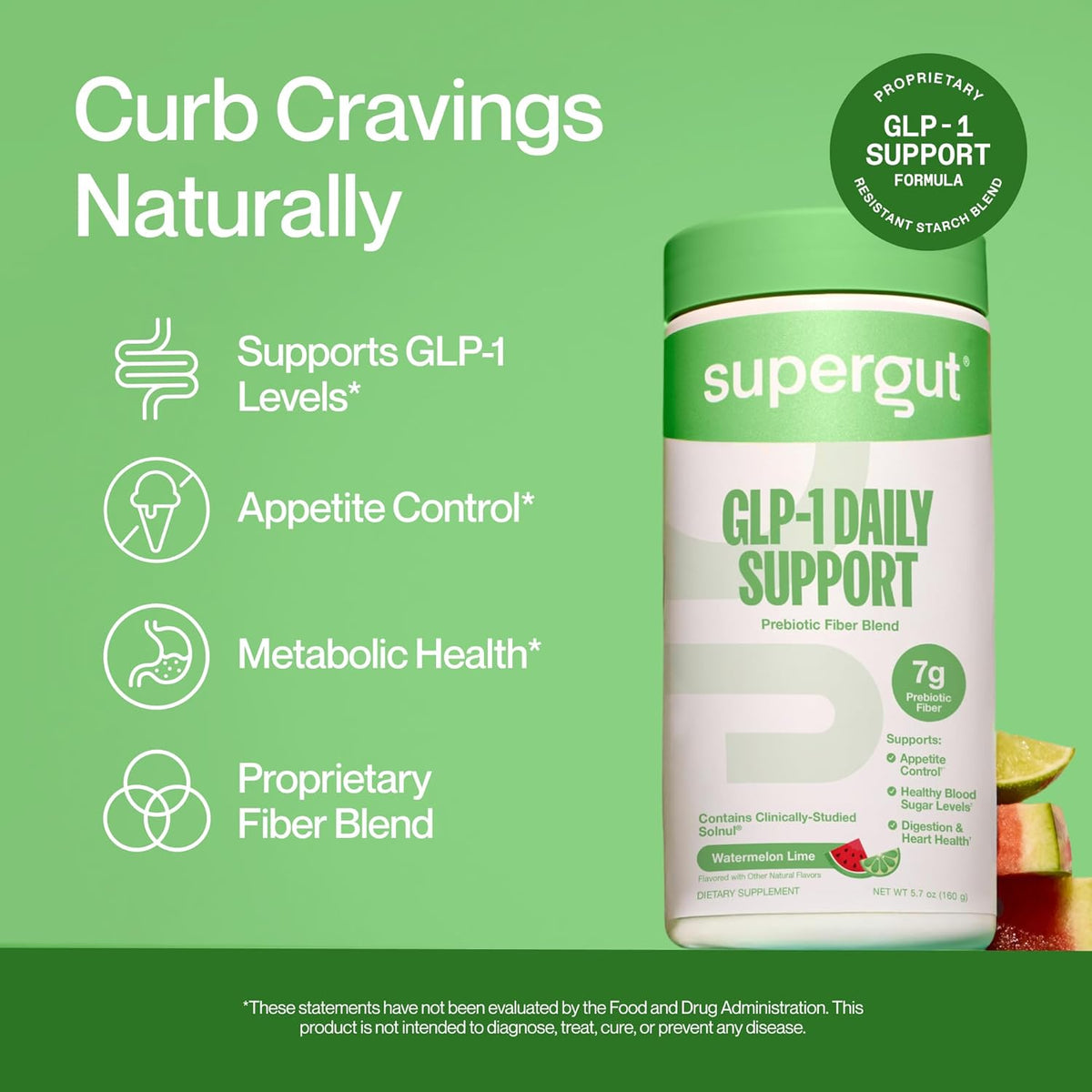 Supergut GLP1 Daily Support \u2013 Sandía Lima \u2013 Suplemento en...