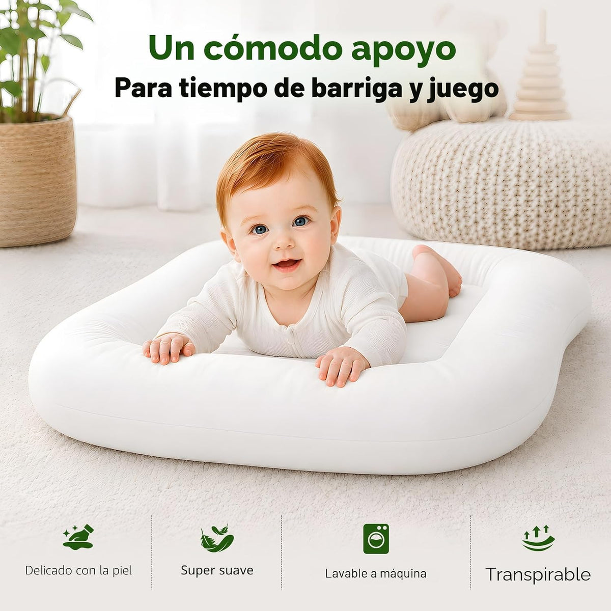 Mapotf Tumbona para recién nacidos de 0 a 24 meses - Baby Essential...