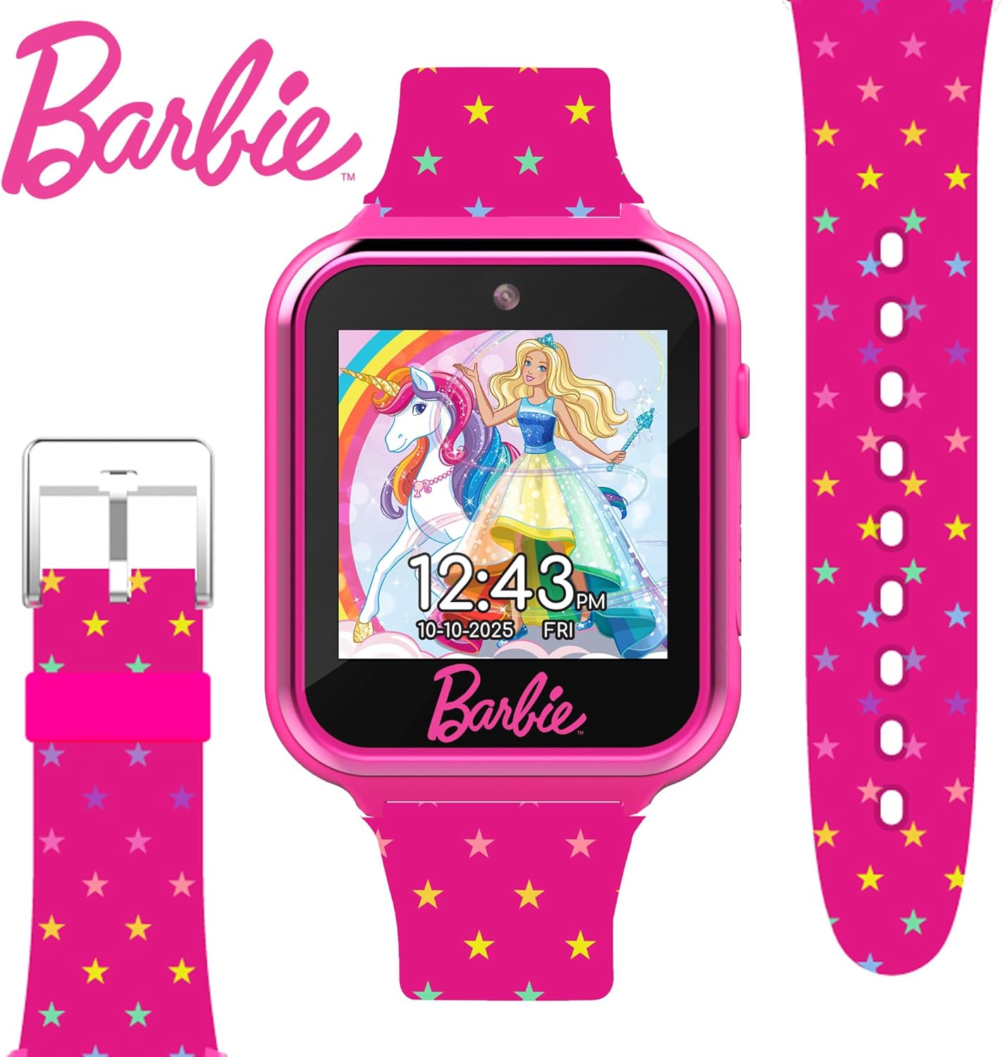 Barbie - Reloj inteligente para niños, pantalla táctil interactiva...