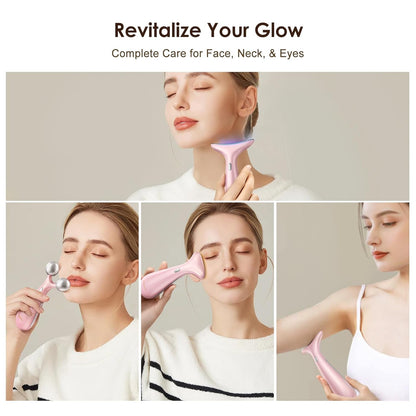 AZMAVO Dispositivo de cuidado de belleza multiárea 4 en 1 con cabez...