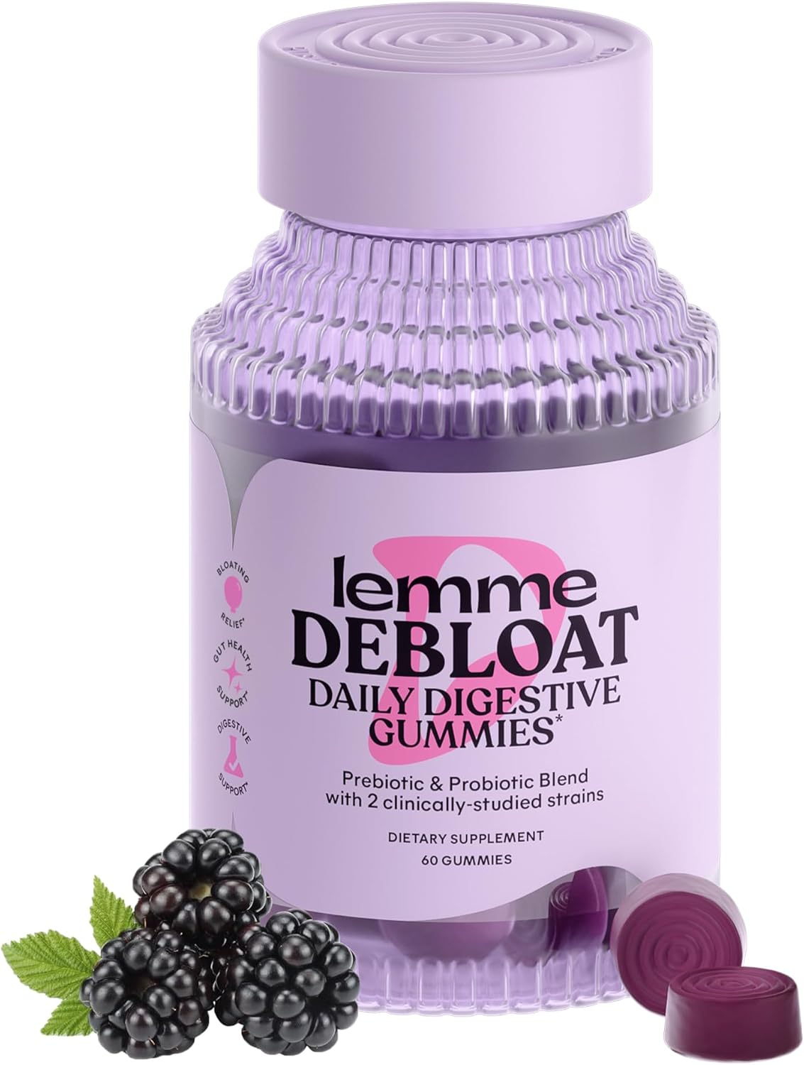 Lemme Debloat - Gomitas para la salud digestiva e intestinal con 2...