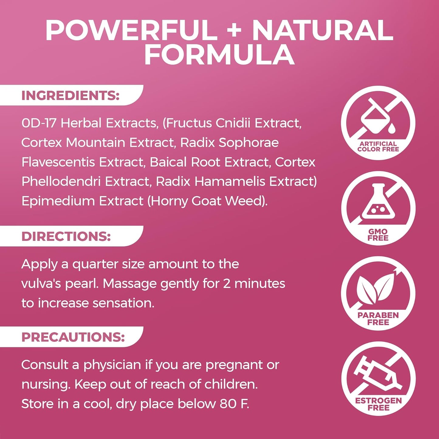 Lubracil Sensation Serum para mujeres \u2013 Uso externo \u2013 Fór...