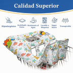 PILLANI Funda para carrito de compras para bebé, funda para silla a...