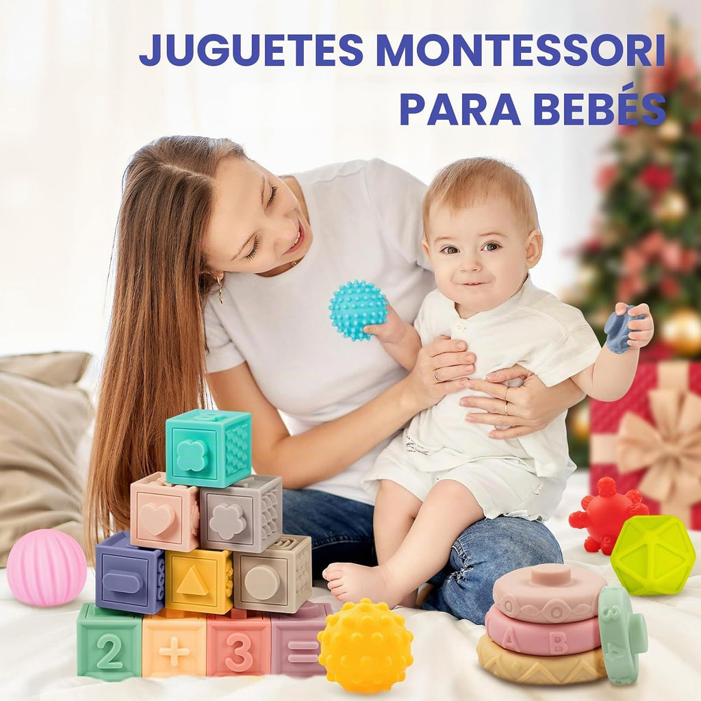 Jyusmile Juguetes para bebés de 6 a 12 meses, juguete Montessori pa...