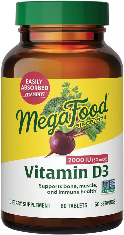 MegaFood Vitamina D3 2000 UI (50 mcg) \u2013 Suplementos de vitamin...